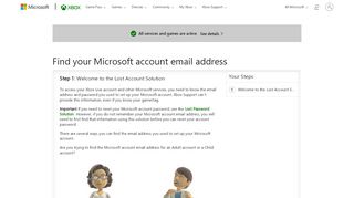 
                            7. Forgot the email address you use to log in to your Xbox ... - ...