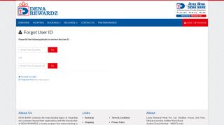 
                            12. Forgot User ID? - DENA REWARDZ | DENA BANK Debit Card ...