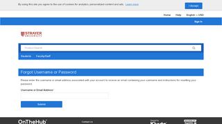 
                            6. Forgot Username or Password | Strayer University | Academic ...
