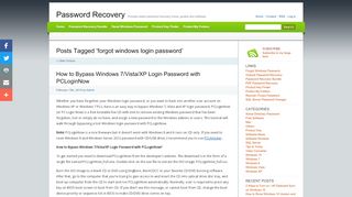 
                            8. Forgot Windows Login Password | Password Recovery