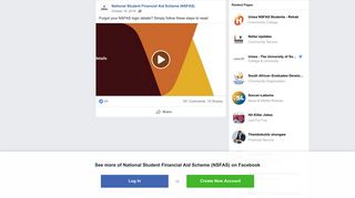 
                            5. Forgot your NSFAS login details? Simply... - National Student ...