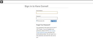 
                            8. Forgot Your Password? - Kara Cornell :: Login