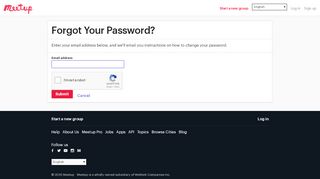 
                            11. Forgot Your Password? | Meetup