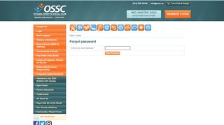 
                            10. Forgot your password? - OSSC