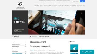 
                            10. Forgot your password? | UEF