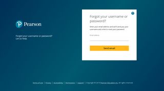 
                            6. Forgot Your Username or Password? - Pearson