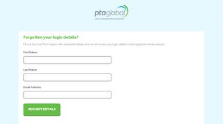 
                            2. Forgot your username/password? - PTA Global – Login