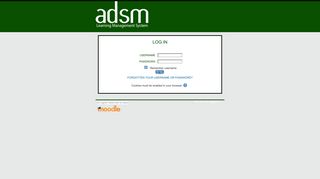 
                            4. Forgotten password - adsm LMS