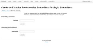 
                            3. Forgotten password - Centro de Estudios Profesionales Santa Gema ...