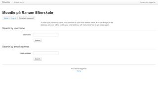 
                            9. Forgotten password - Moodle på Ranum Efterskole