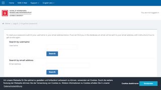 
                            2. Forgotten password - SIBE E-Campus