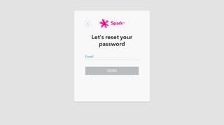 
                            1. Forgotten Password | Spark NZ