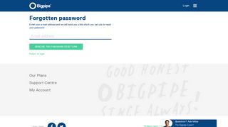 
                            10. Forgotten Password | Unlimited Naked Broadband | Bigpipe