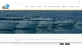 
                            1. Forhandler Login - Dansk - Johs Thornam