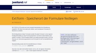 
                            12. form-Extension: Speicherort der Formulare festlegen - jweiland.net