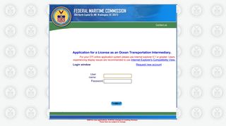 
                            13. Form FMC-18 Login