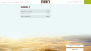 
                            5. Form Login Page - The School for Field Studies
