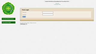 
                            2. Form Login - Universitas Muhammadiyah Palangkaraya