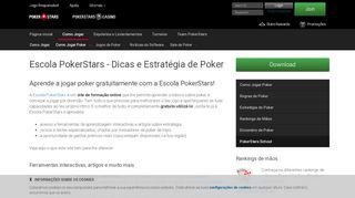 
                            3. Formação de poker gratuita para iniciantes - Escola de Poker Online ...
