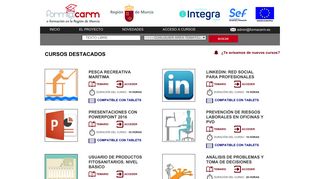 
                            12. Formacarm: Plataforma de formación e-learning de la Región de Murcia