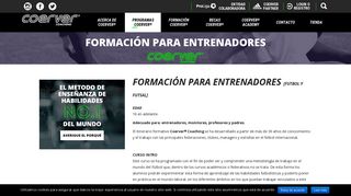 
                            3. Formación Entrenadores – Coerver Coaching Spain