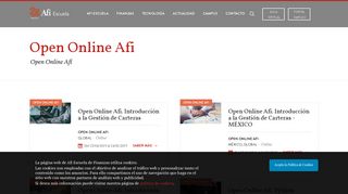 
                            5. Formación online de Afi Escuela de Finanzas en Madrid