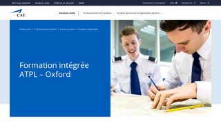 
                            3. Formation intégrée ATPL – Oxford | CAE