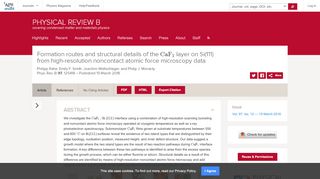 
                            3. Formation routes and structural details of the CaF 1 layer on Si (111 ...