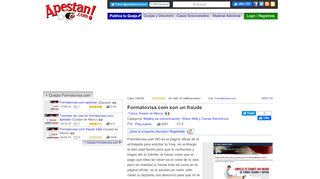 
                            6. Formatovisa.com son un fraude, Toluca, Estado de México, MEXICO