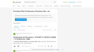 
                            4. Formatus Plan Producoes e Eventos Ltda - me - JusBrasil