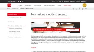 
                            8. Formazione e Addestramento | GRUPPO SEA