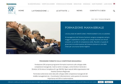 
                            6. Formazione Manageriale - Fondazione SSP