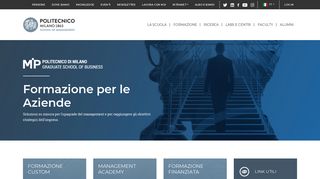 
                            9. Formazione per le Aziende - Politecnico di Milano School of ...