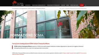 
                            4. Formazione SOMA Osteopatia Milano | SOMA ISTITUTO OSTEOPATIA