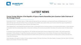 
                            10. Former Foreign Minister of the Republic of Cyprus ... - Quantum Cable