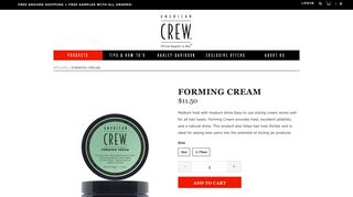 
                            2. Forming Cream - Hair Styling Product | American Crew
