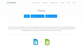 
                            12. Forms Axure template will be very useful for every designer - Axemplate