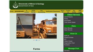 
                            3. Forms - Directorate of Mines & Geology Government Of Goa,India