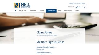 
                            8. Forms & Links - Neil and Associates - Grande Prairie Group Benefits ...