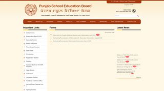 
                            8. Forms - PSEB, Phase 8 Mohali, Punjab