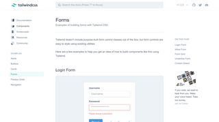
                            5. Forms - Tailwind CSS