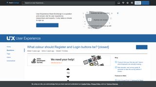 
                            1. forms - What colour should Register and Login buttons be? - User ...
