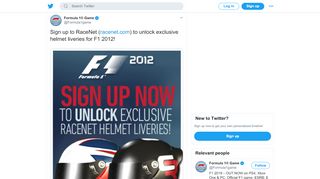 
                            8. Formula 1® Game on Twitter: 