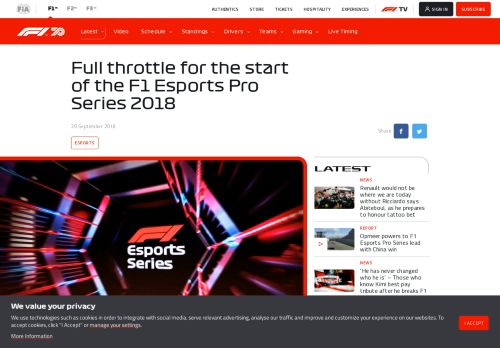 
                            11. Formula 1 is revving up for the launch of the F1 Esports Pro Series ...