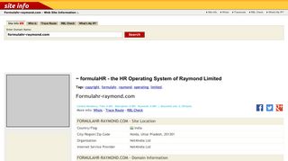 
                            6. Formulahr-raymond.com: ~ formulaHR - the HR Operating System of ...