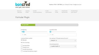 
                            6. Formular Plugin - Boncred Finanzvermittlungs GmbH