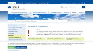
                            7. Formular Unfallanzeige | UK RLP