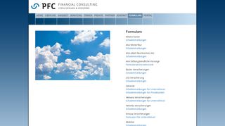 
                            8. Formulare - PFC AG - PFC Financial Consulting AG