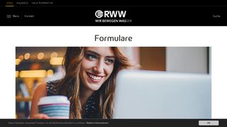 
                            8. Formulare - RWW Rheinisch-Westfälische Wasserwerksgesellschaft ...