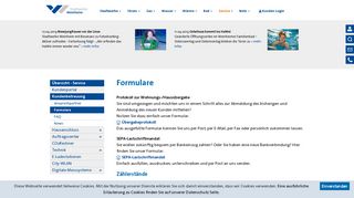 
                            3. Formulare - Stadtwerke Weinheim ... So nah – so gut.